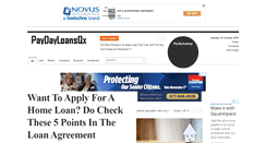 Desktop Screenshot of paydayloansqx.com